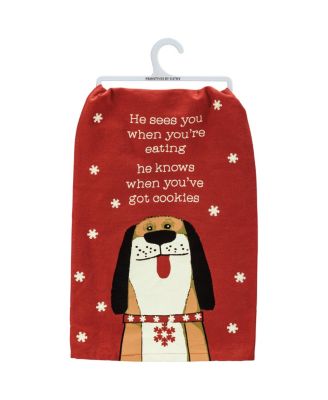 He Knows When You've Got Cookies Kitchen Towel Set