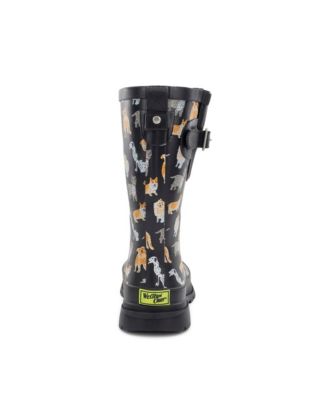 Womens Dog Pack Mid Rain Boot