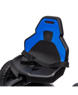 Kids Pedal Go Kart, Outdoor Ride on Toy with Adjustable Seat, Swing Axle, Handbrake, 4 Non-Slip EVA Wheels for Boys and Girls Aged 3-8 Years Old