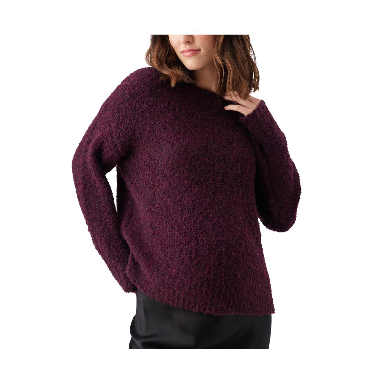 Theo Cosy Knit - Burgundy