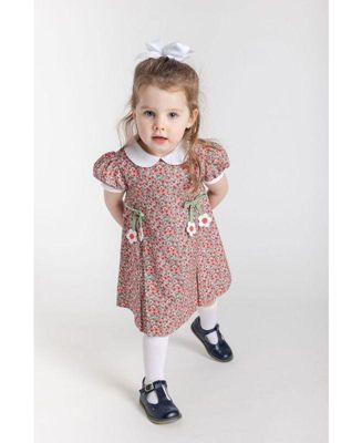 Toddler Girls Floral Dress With Flowers