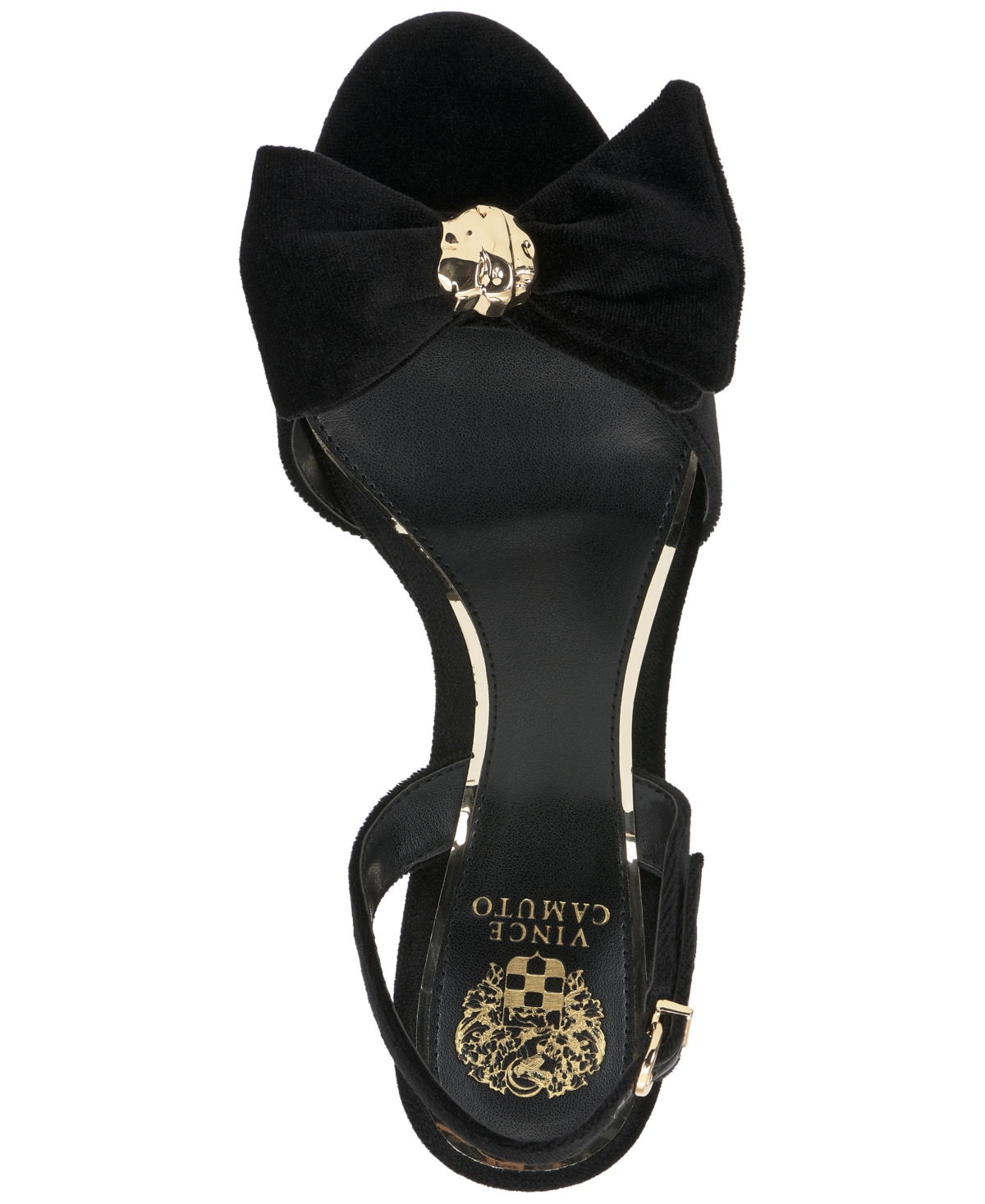 Vince Camuto Women's Paycen High-heel Bow Dress Sandals In Black
