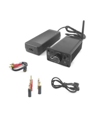 PDA35BT 100 Watt Mini Bluetooth Power Digital Class D Amplifier & Headphone Amplifier with Two Aux Inputs - 2 Channel Stereo Output - Portable Compact