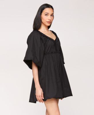Women's Cotton Sweetheart A-Line Dress
