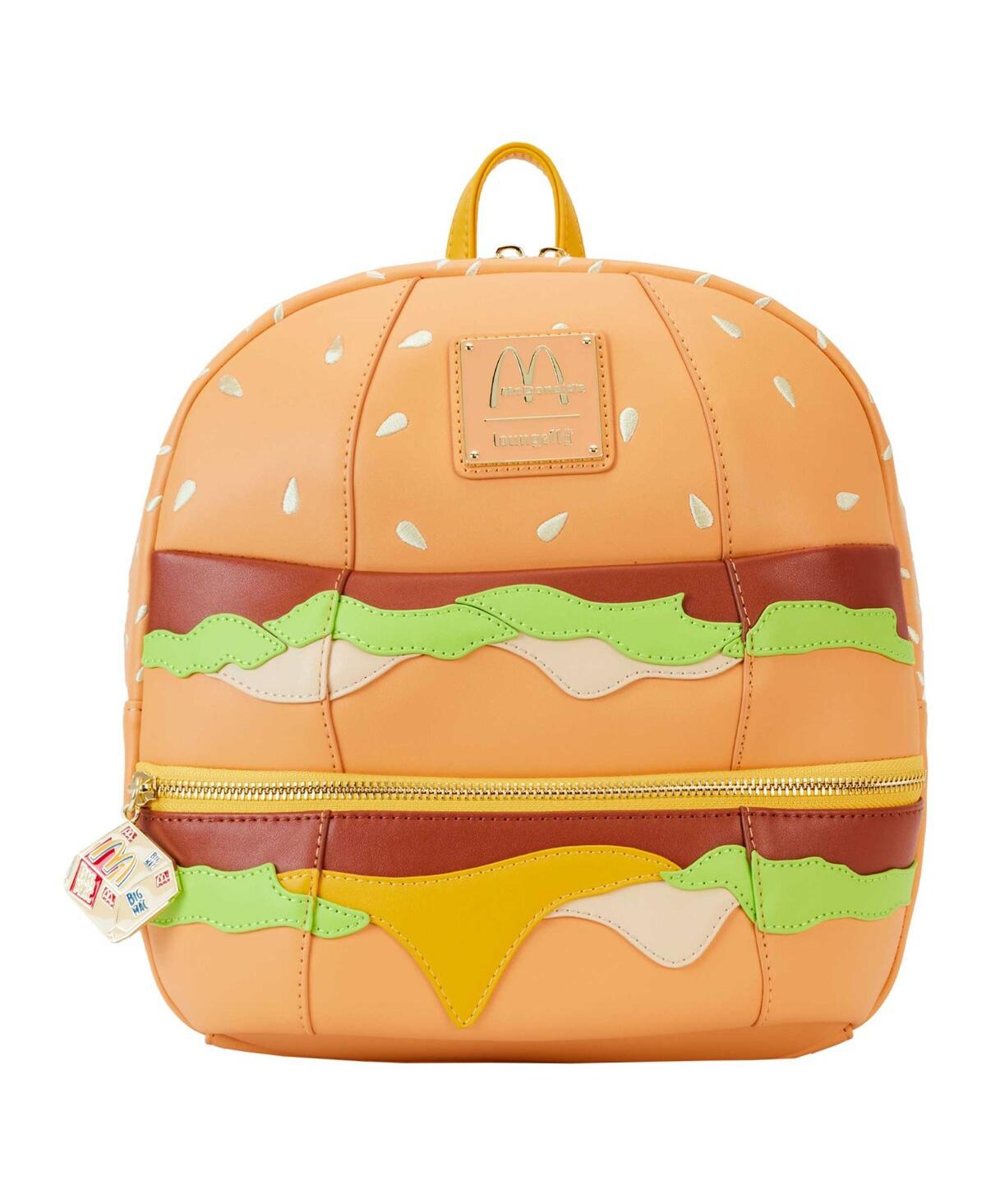 Loungefly Mcdonald's Big Mac Mini Backpack In Transparent