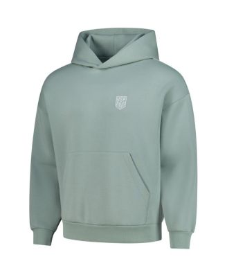 Men's and Women's Green USMNT Luxe Signature Tri-Blend Pullover Hood