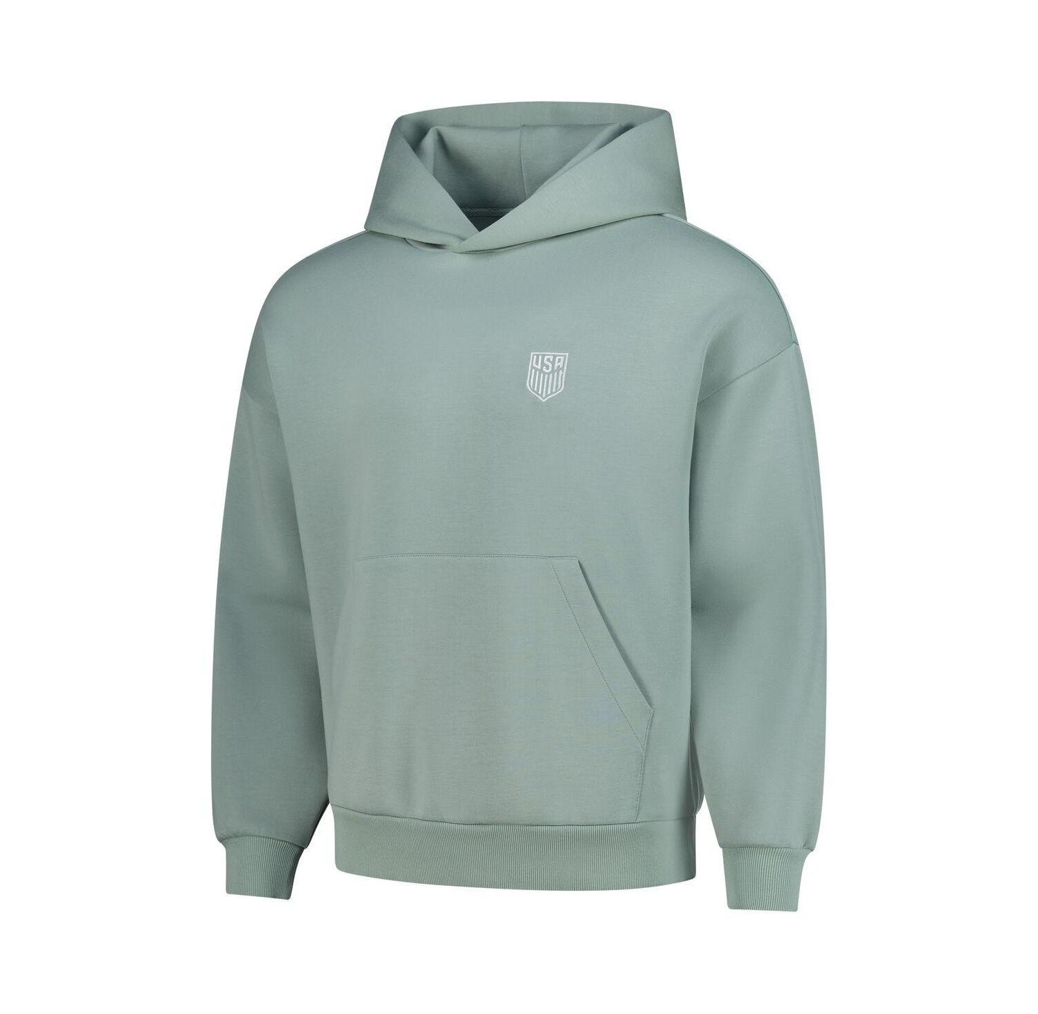 Men's and Women's Green USMNT Luxe Signature Tri-Blend Pullover Hood