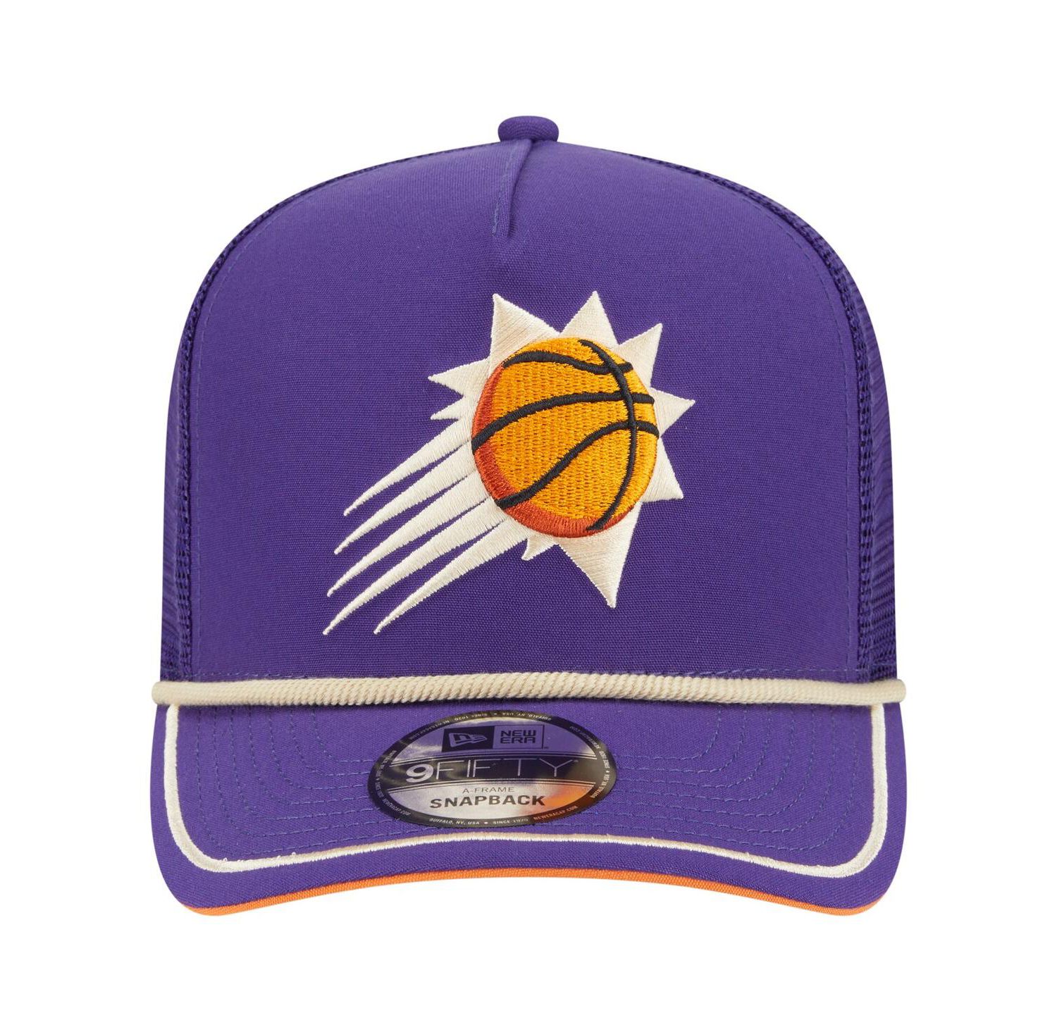 Men's Purple Phoenix Suns Team Rope A-Frame 9FIFTY Snapback Hat