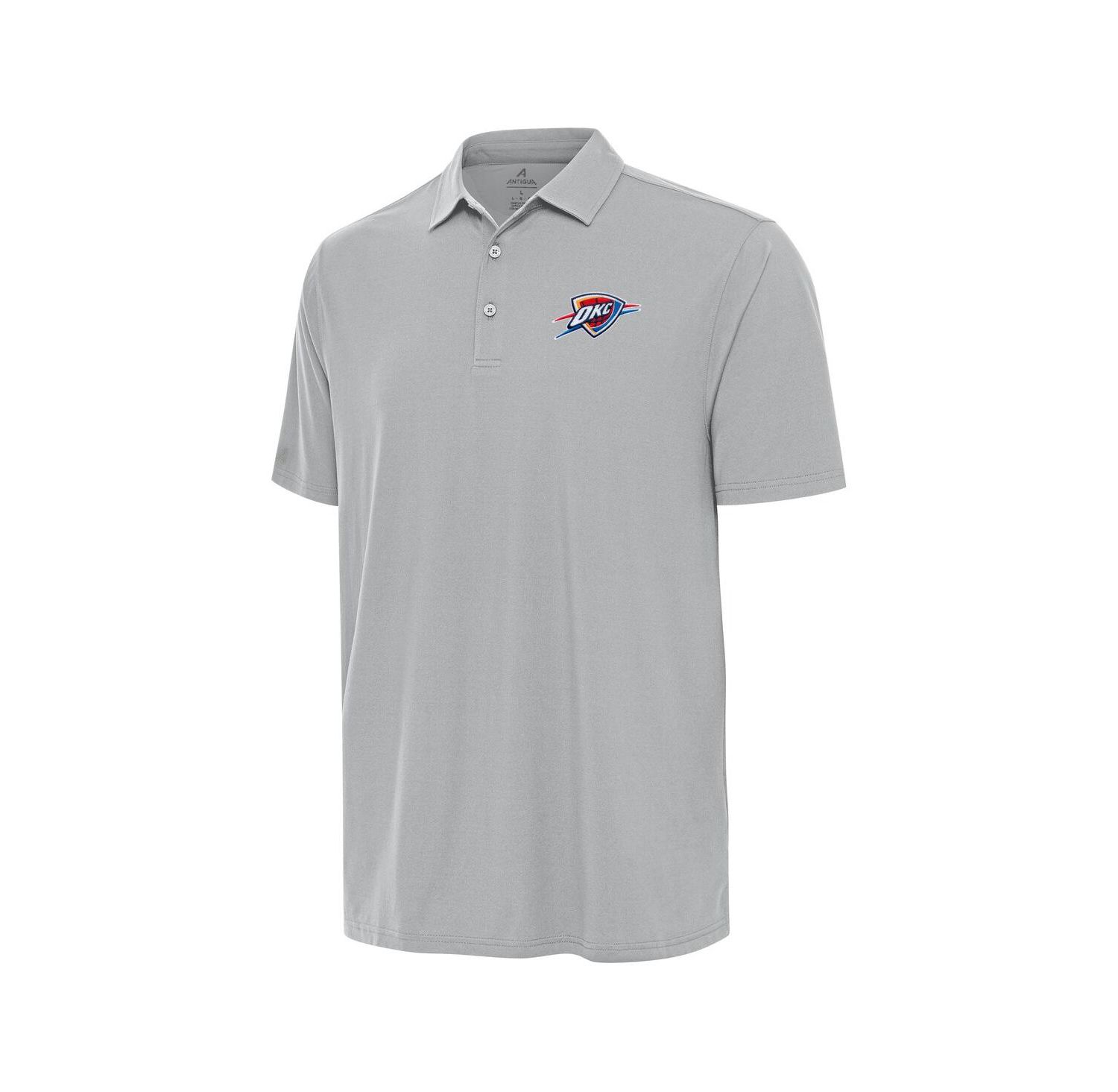 Men's Gray Oklahoma City Thunder Era Polo Shirt