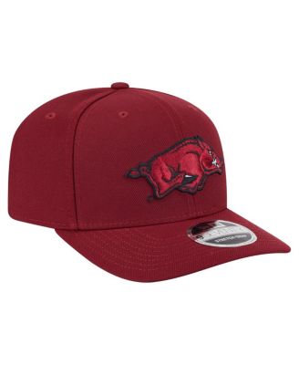 Men's Cardinal Arkansas Razorbacks Team Collective 9SEVENTY Stretch-snap Adjustable Hat