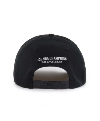 Men's Black Los Angeles Lakers Every Time Past Champs Hitch Adjustable Hat