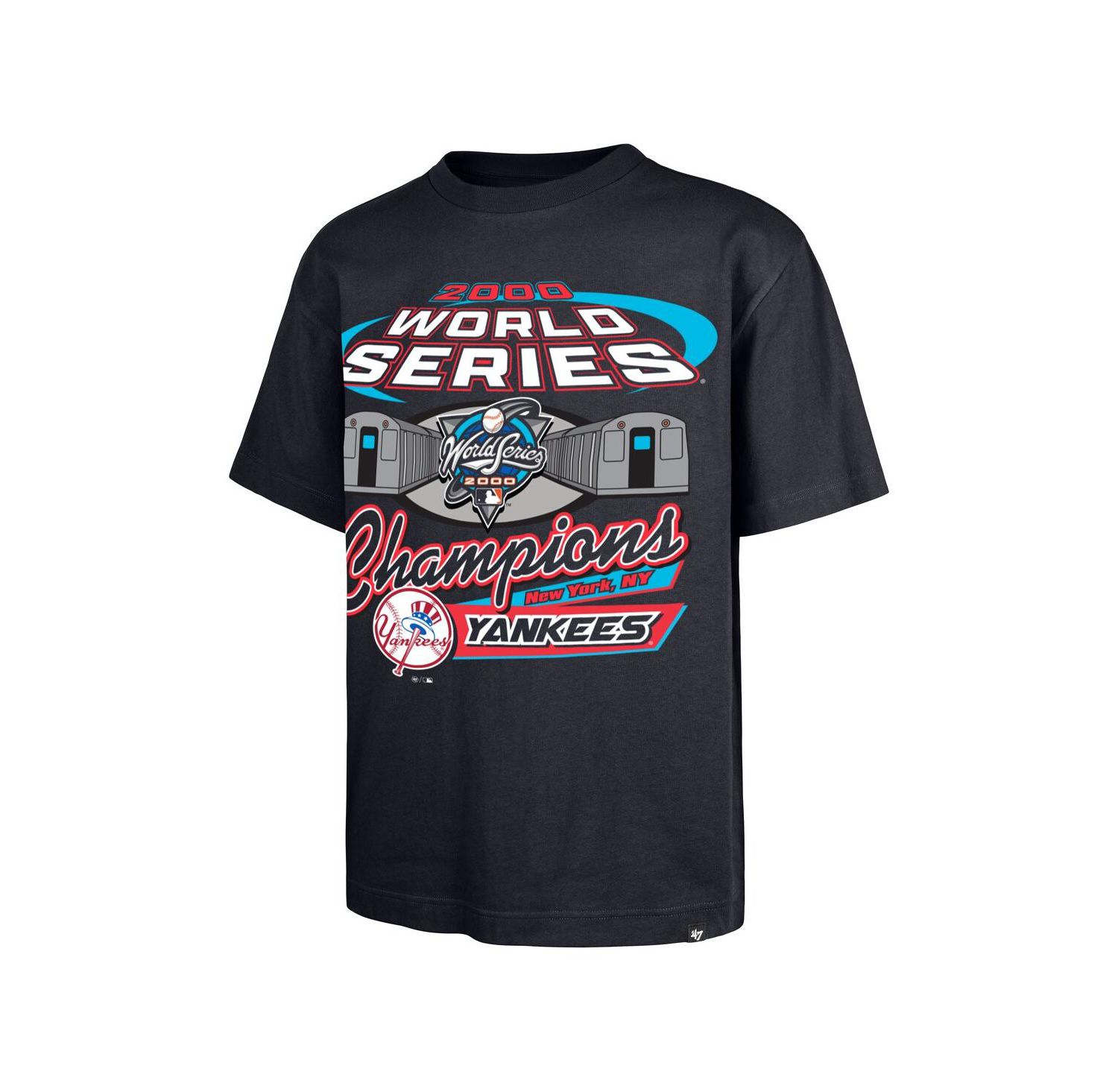 Men's Navy New York Yankees 2000 World Series s Showcase Foundation T-Shirt