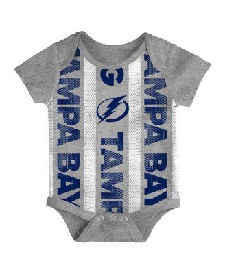 Newborn 3-Pack Tampa Bay Lightning Loyal Buddies Bodysuit Set