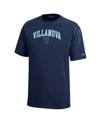 Big Boys and Girls Navy Villanova Wildcats Arch Over Logo T-Shirt