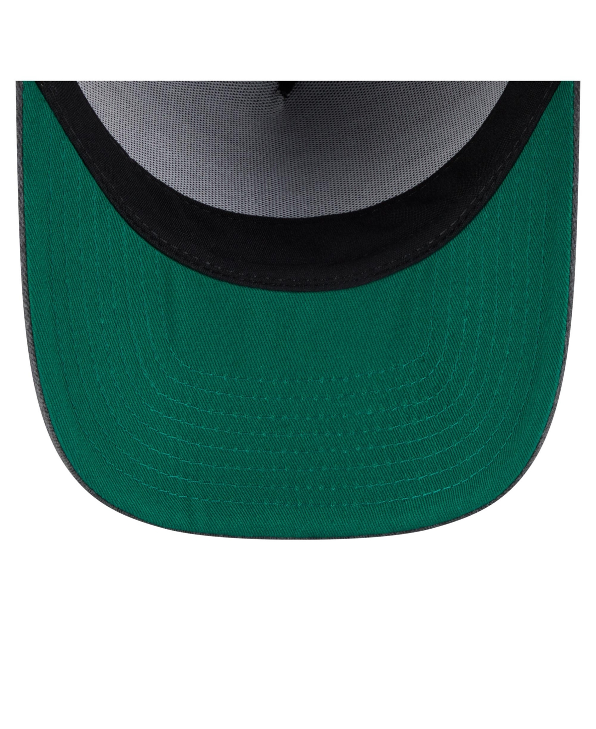 New Era Men's Charcoal New Orleans Pelicans Throwback Washed Pre-Curved 9FIFTY Snapback Hat