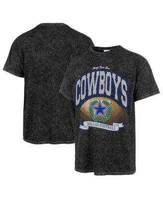 Stoney Clover Lane - Women's Black Dallas Cowboys Glitter Rocker Retro Tubular T-Shirt