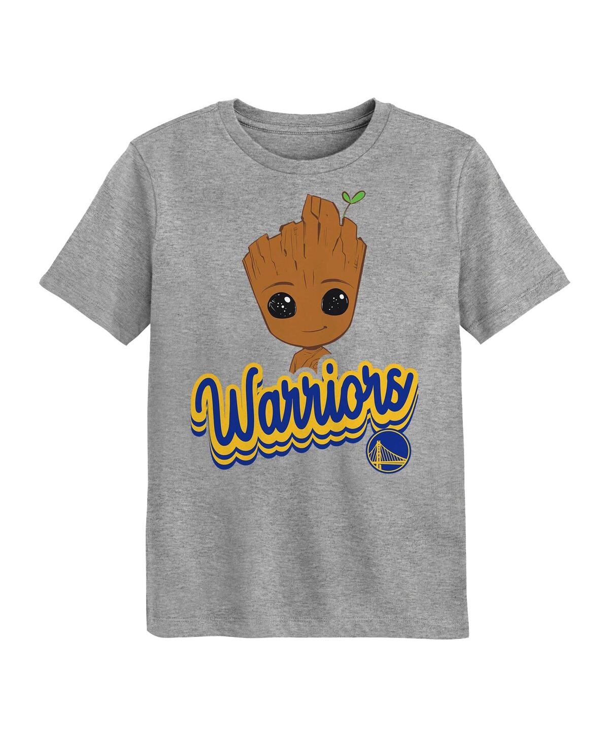 Outerstuff Preschool Golden State Warriors 2-piece Guardians Of The Galaxy T-shirt Set In Blue