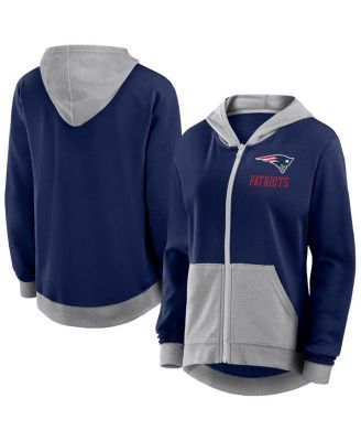 Fanatics - Women's Navy New England Patriots Hit It Full-Zip Hoodie