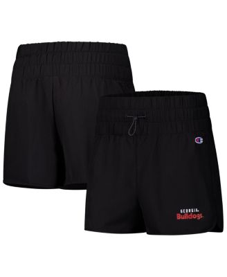 Champion - Women's Black Georgia Bulldogs Tailgate Her Woven Shorts