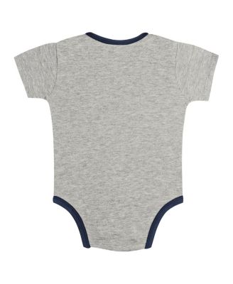 Big Boys and Girls Gray/White Tampa Bay Rays 2-Pack Play Ball Bodysuit Set