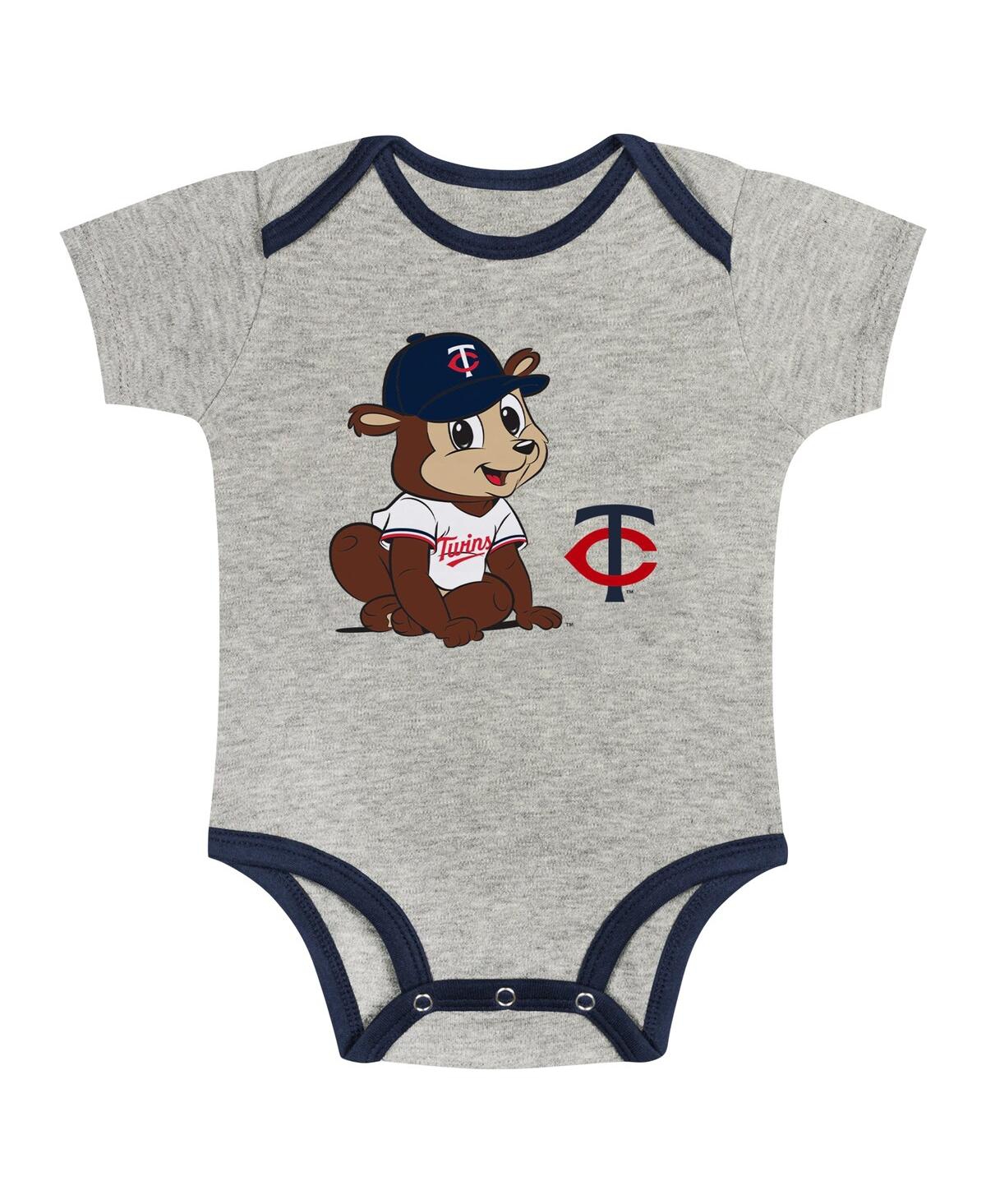 Outerstuff Big Boys And Girls Minnesota Twins Play Ball 2-pack Bodysuit Set In Multi