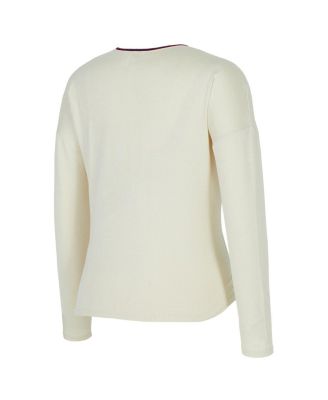 Women's Cream USWNT Kaki Hacci Knit Pullover Sweatshirt