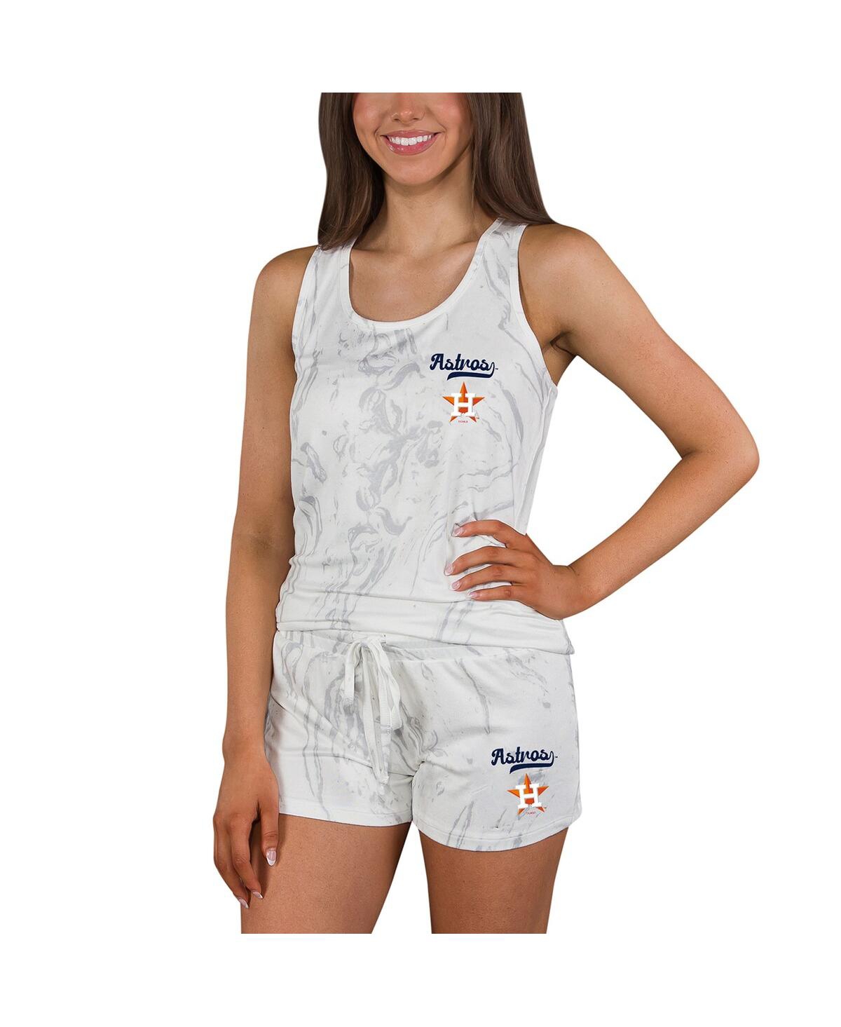 Concepts Sport Women's 2-pieace Houston Astros Quartz Tank Top And Shorts Set In Multi