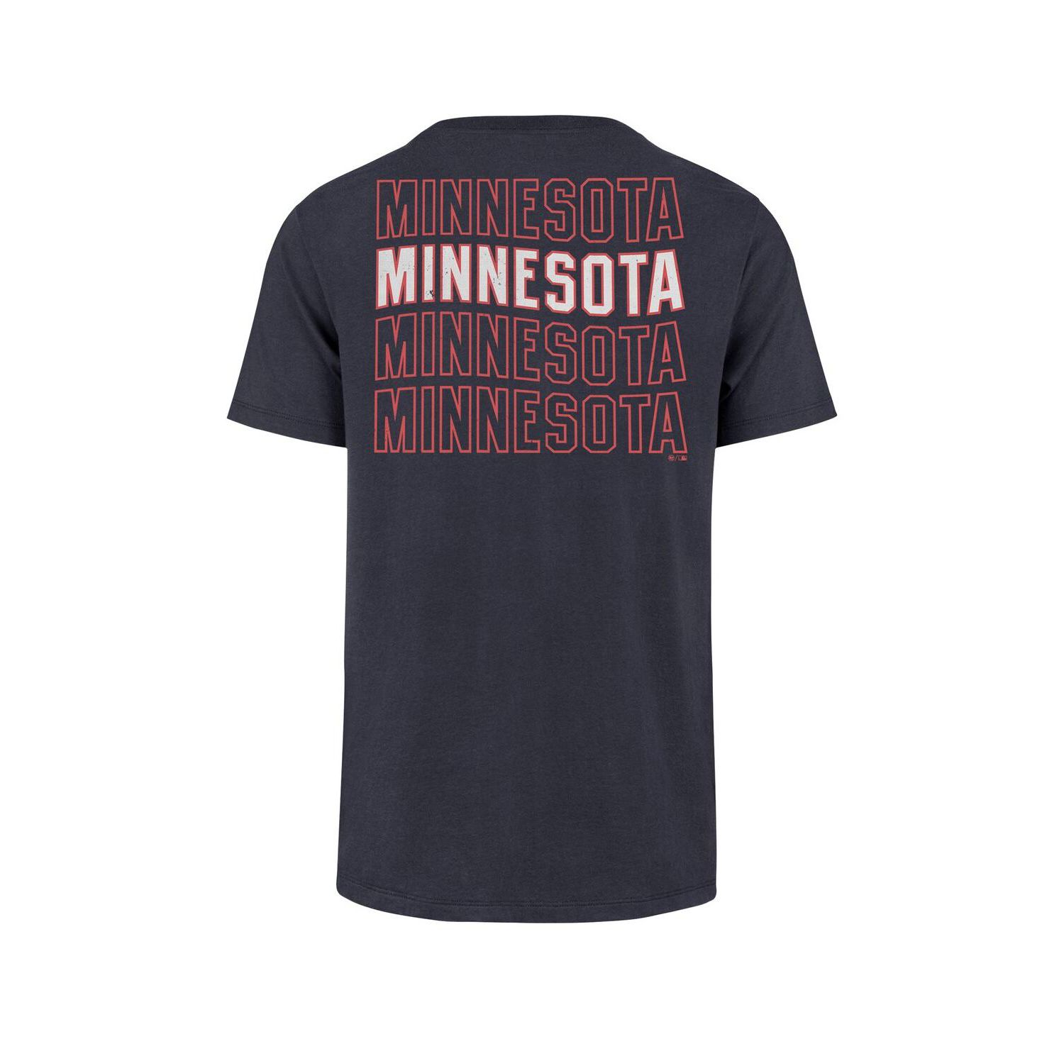Men's Navy Minnesota Twins Hang Back Franklin T-Shirt