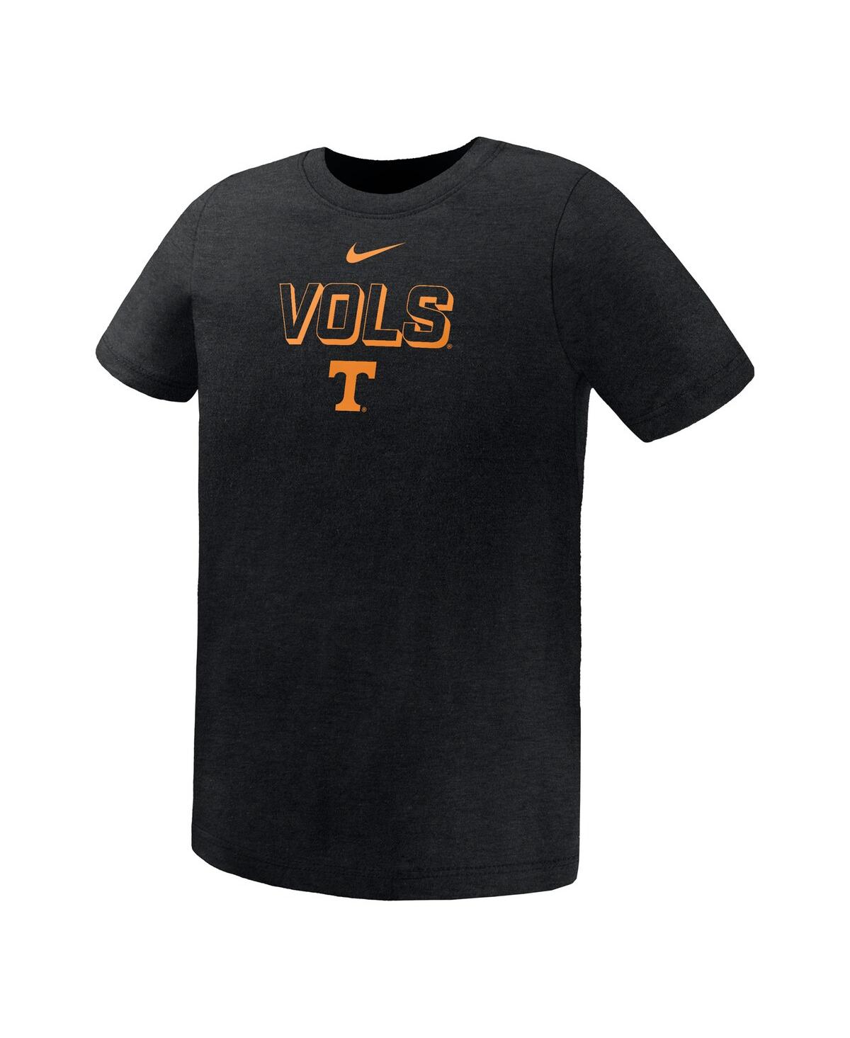Nike Big Boys And Girls Black Tennessee Volunteers Legend Performance T-shirt In Black