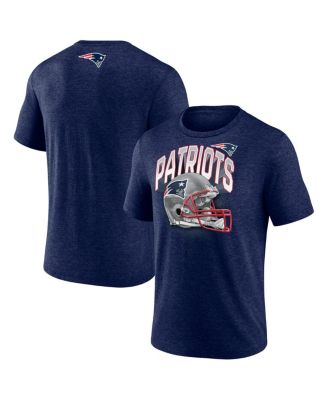 Fanatics - Men's Heather Navy New England Patriots End Around Tri-Blend T-Shirt