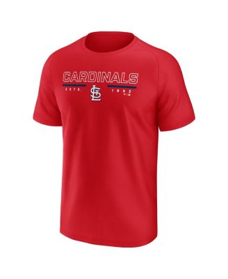 Men's Red St. Louis Cardinals Raglan T-Shirt