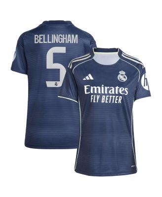 adidas - Women's Jude Bellingham Blue Real Madrid 2025/26 Away Replica Player Jersey