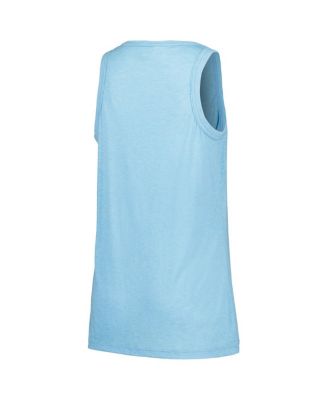 Women's Royal New York Mets Gauze High Neck Tank Top