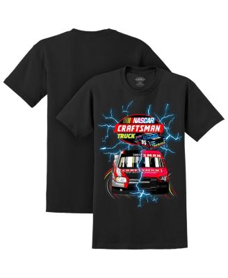 NASCAR Classics - Men's Black Craftsmen Truck Series Lightning Tri-Blend T-Shirt