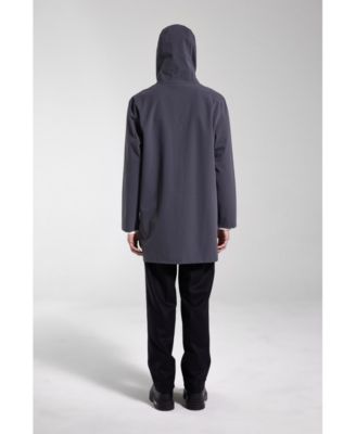 Stockholm Lightweight Zip Matte Raincoat