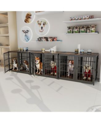 Furniture Style Dog Crate Side Table Indoor Cage