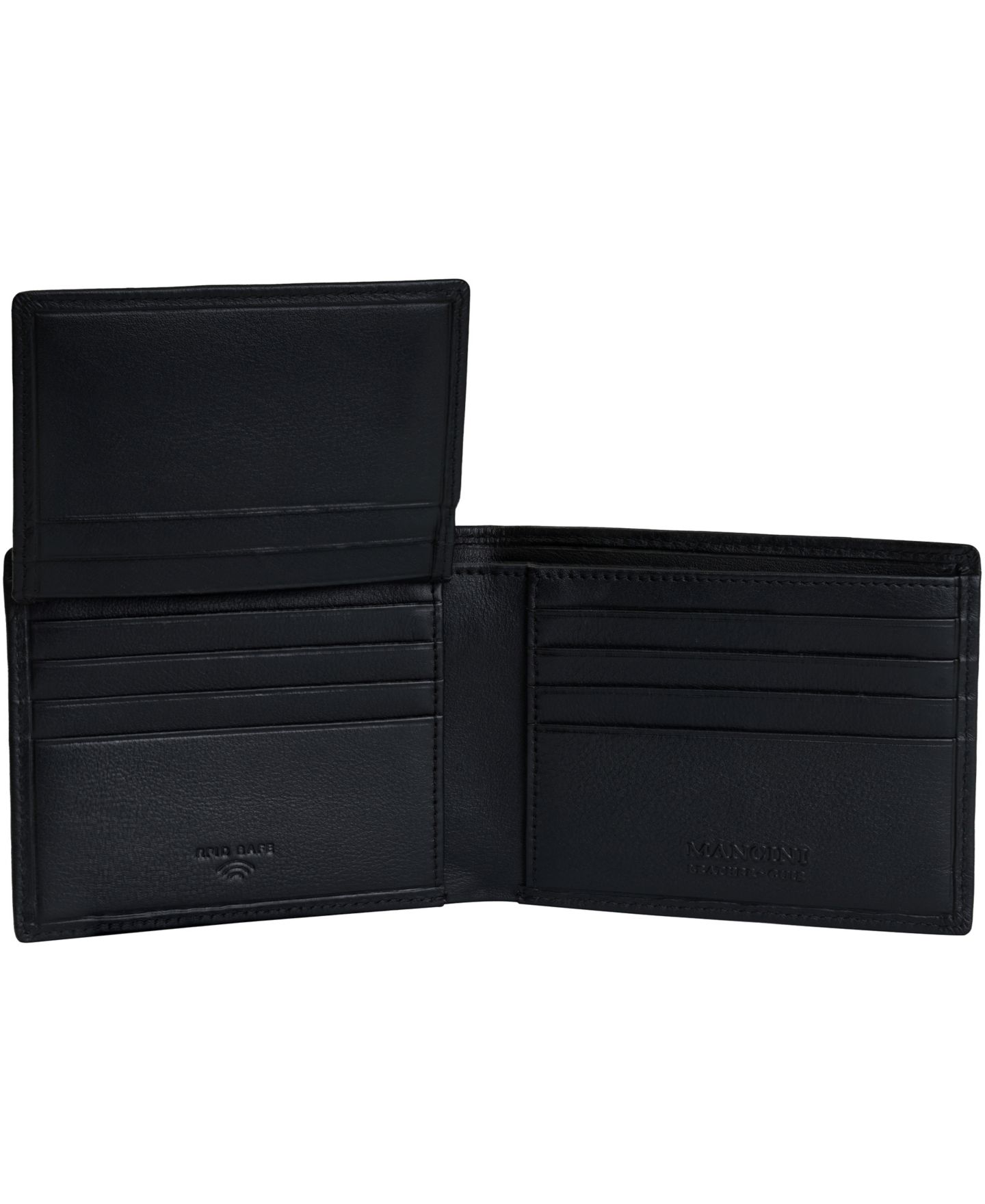 Мужской кошелёк Mancini Sonoma RFID Secure Left Wing Wallet, цвет: Чёрный — фото 6