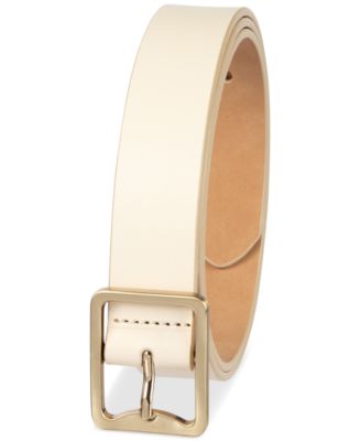 Forged Center-Bar-Buckle Dress Belt