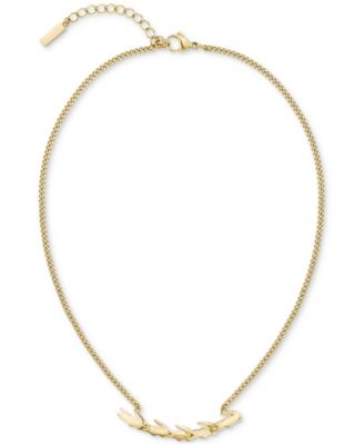 Crocodile Statement Necklace, 16" + 2" extender