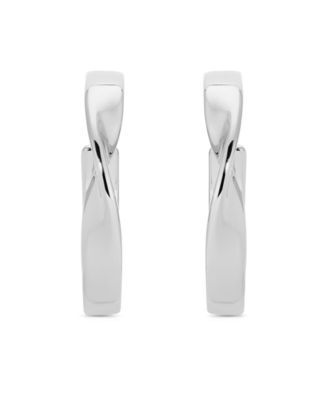 Heirloom Twist Medium Hoops Earrings