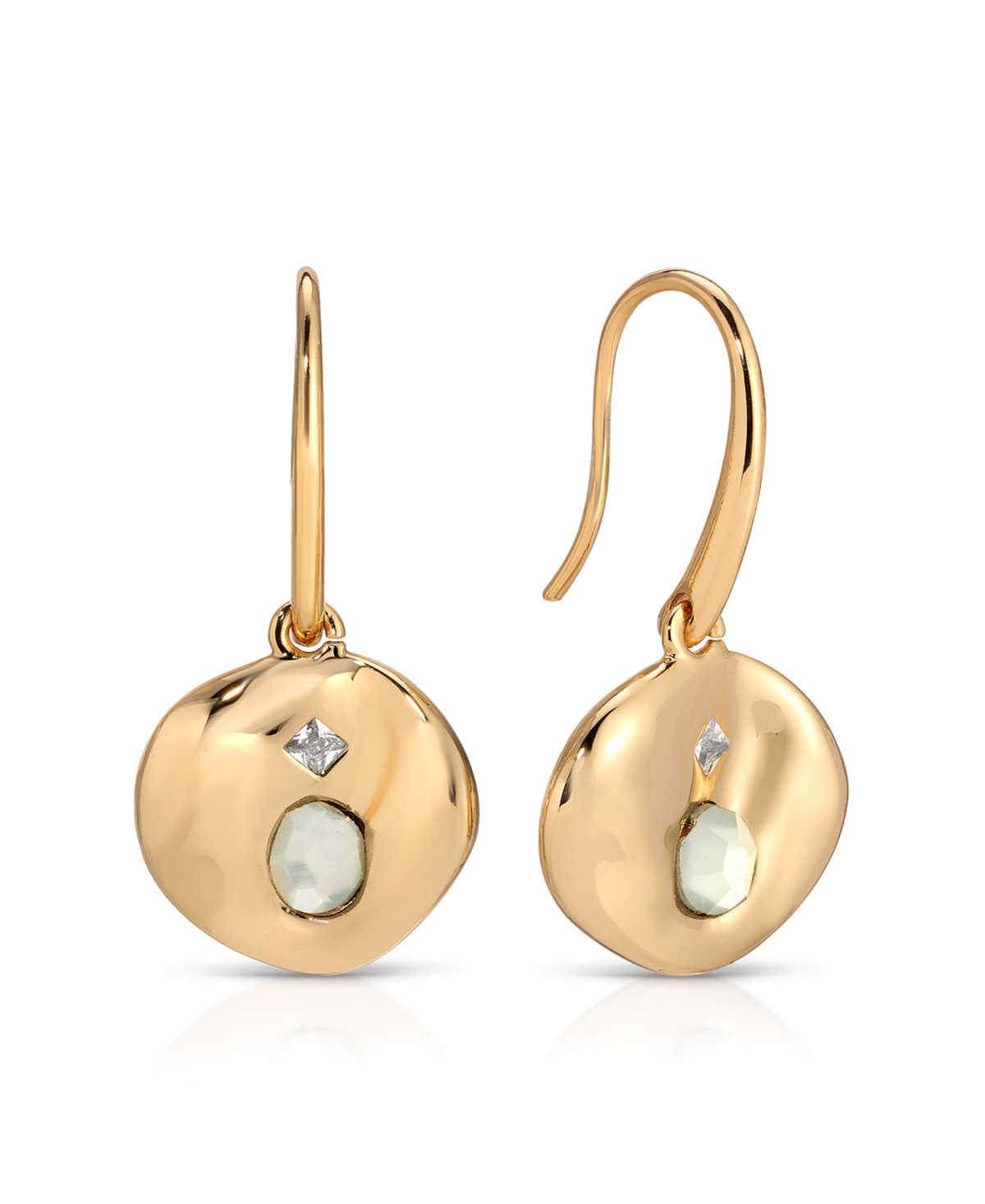 18K Gold Plated Sea Siren Earrings - Gold