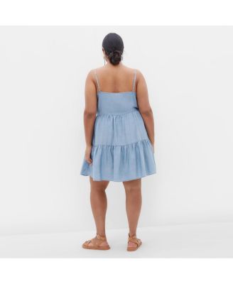 Plus Size Sweet Tiers Mini Dress