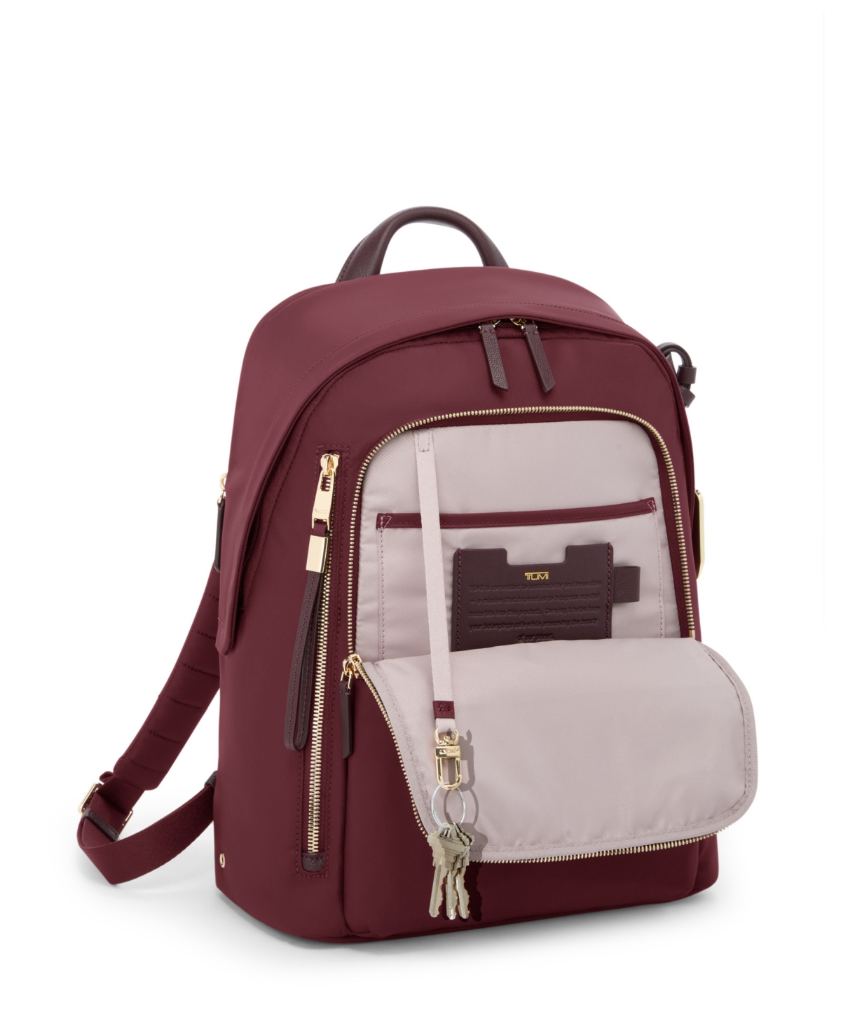 Tumi Voyageur 14.5" Halsey Travel Backpack In Burgundy