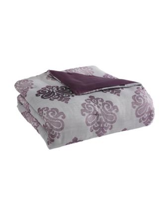 Morado Damask 9-Pc. Comforter Set, Queen