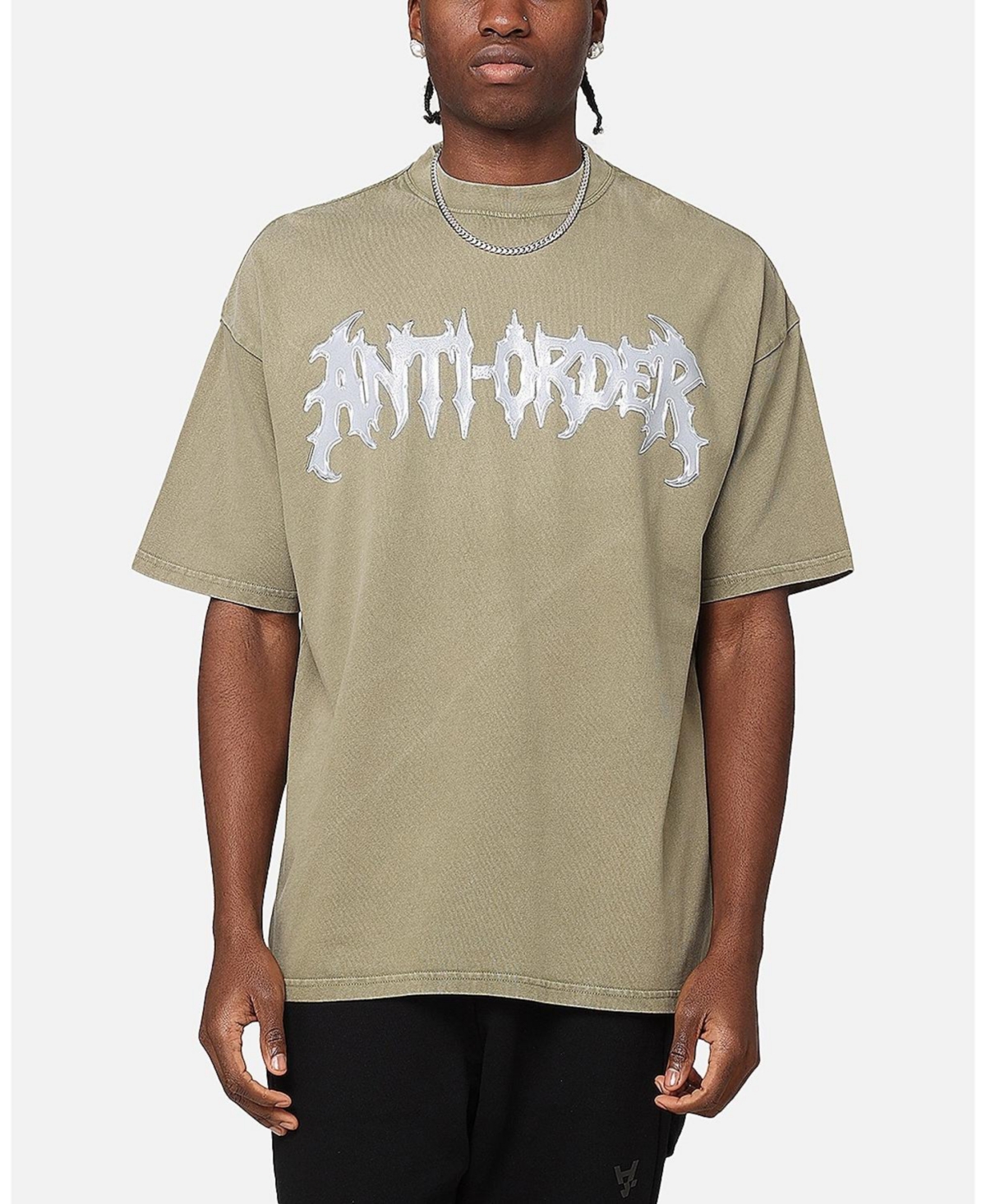 Men's New Dawn Mock Neck T-Shirt - Vintage khaki