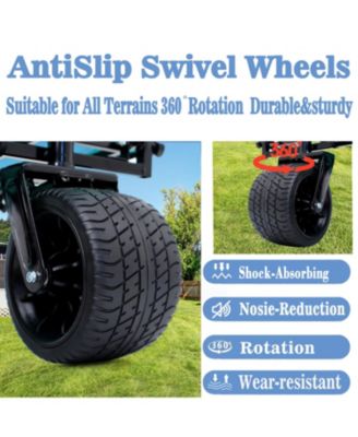 Streamdale 400lbs Collapsible Folding Wagon Cart