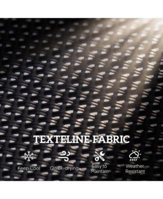 2-Person Outdoor Glider Bench Patio Double Swing Rocking Chair Loveseat with Power Coated Steel Frame for Backyard Garden Porch