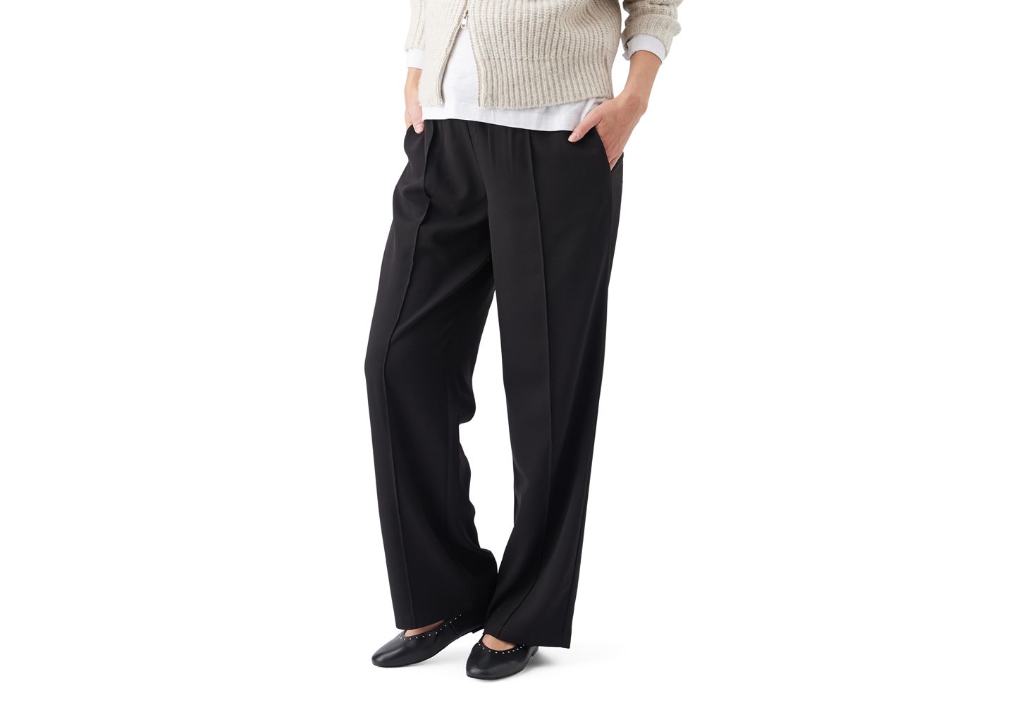 Женские брюки Ripe Maternity Alexa Pull-On Pant, цвет: Чёрный — фото 2