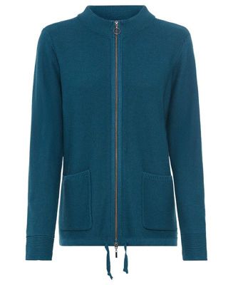 Women's Zip Front Mock Cardigan Sweaters