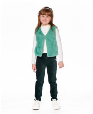 Toddler Girls Reversible Faux Fur Vest - Toddler|Child